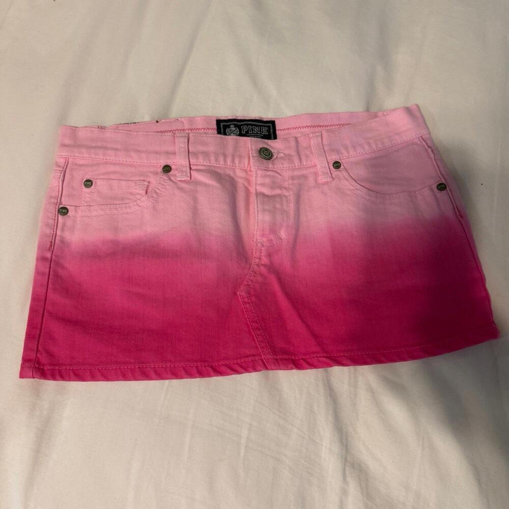 Y2K PINK Victorias Secret Ombre Pink Skirt